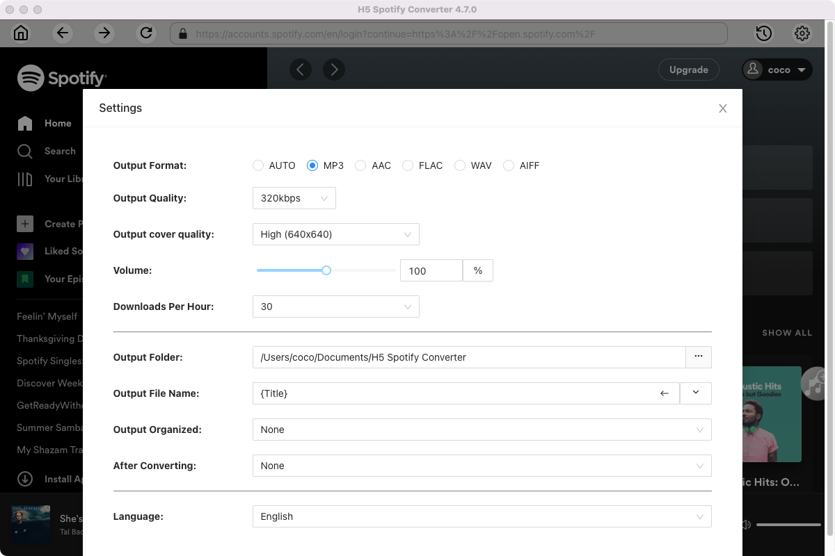 Spotify to MP3 Converter
